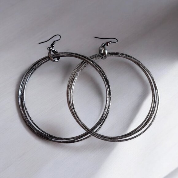 Big Round Disco Earring - Picture 5 of 6